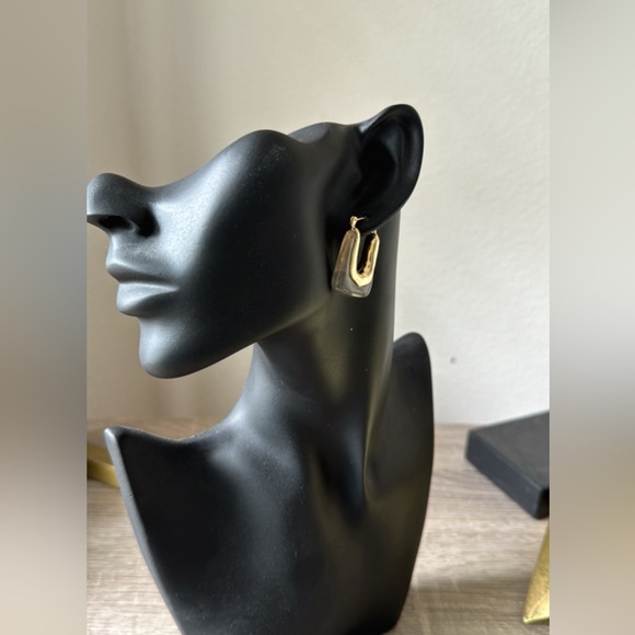 Bohemian hoop earrings A520 - Picture 3 of 3